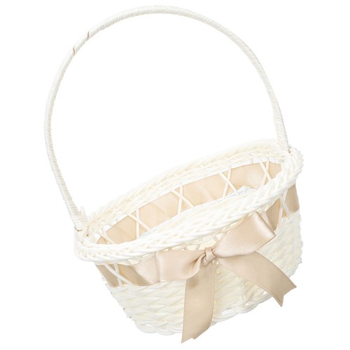 Plastic woven flower - woven, girl
