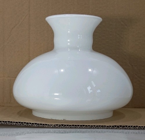 Vintage white dome glass oil - vintage,