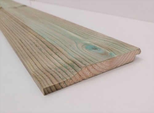 Rebated shiplap timber - rebated,