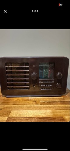 Vintage bakelite ekco type a23 - vintage,