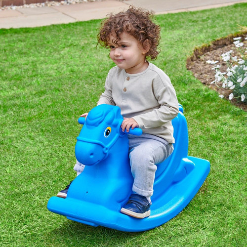 Rocking horse toddler ride - rocking, on