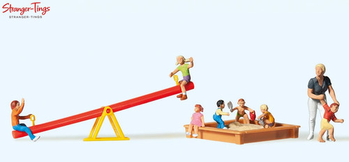 Preiser children play scene - children, at