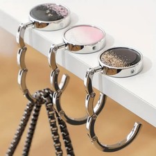 Portable Foldable Handbag Purse Hanger Table Hook Holder Desk Bag Accessory Gift
