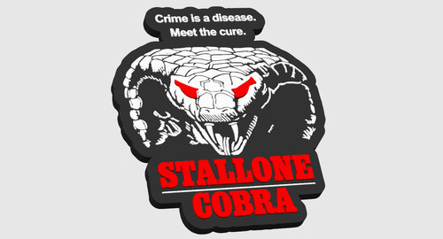 Stallone cobra 3d printed - -,