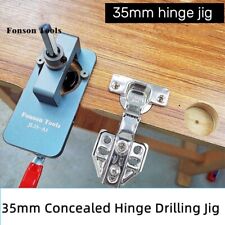 35mm Hinge Hole Locator Jig Kitchen Door Cabinet Drill Guide Hole Cutter UK