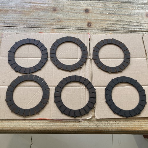 Clutch friction plates - 6, bsa