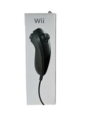 Original Nintendo Wii Nunchuk Controller / Remote Black CIB