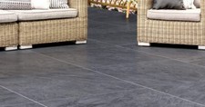 Anthracite Porcelain R11 Anti Slip Paving Slabs Pack 21.6m2 600x600 20mm