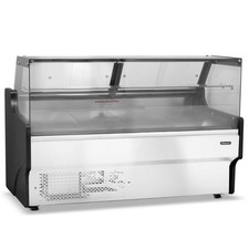 NEW SERVE OVER COUNTER FRIDGE DELI CAFE WITH UNDERSTORAGE WHITE 1580mm £1717+VAT