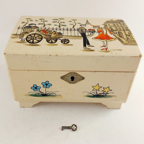 Vintage 1950s jewellery box - 1950s,