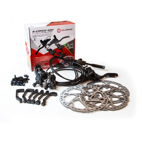 Electric cargo bike hydraulic - electric,