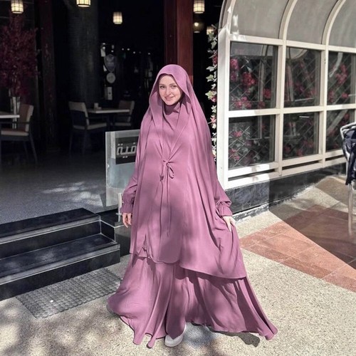 2pcs muslim women overhead - 2pcs,