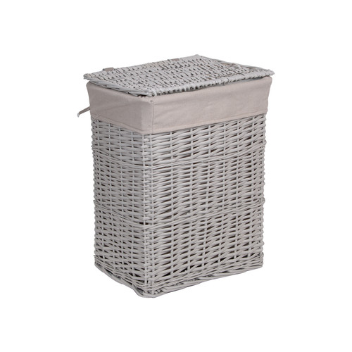 Grey paint laundry wicker - grey,