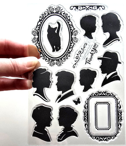 Clear stamps silhouette cameo - clear,