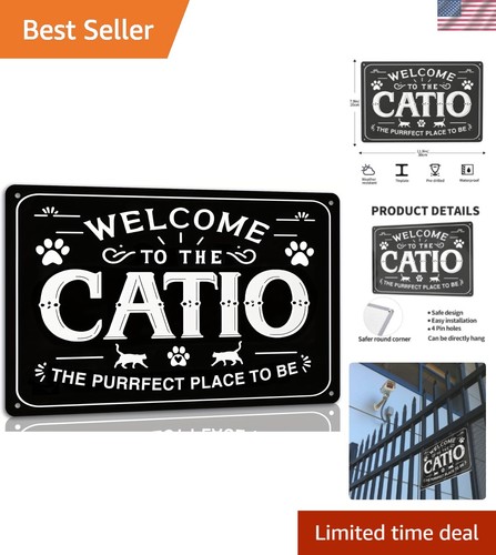 Welcome the catio - "welcome,