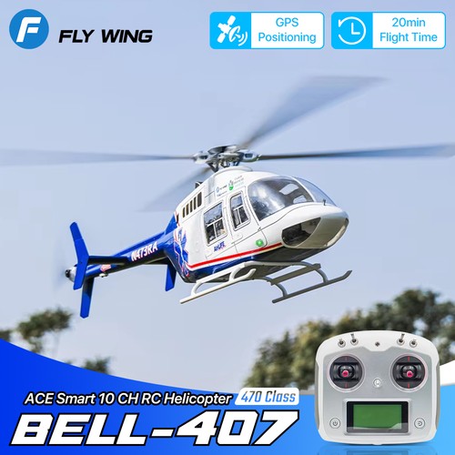 Fly wing bell - bell-407, helicopter