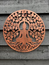 40cm Wall Art Bronze Buddha Garden Home Gift Plaque Decoration Decor