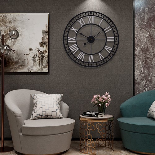 Large skeleton wall clock - wall,