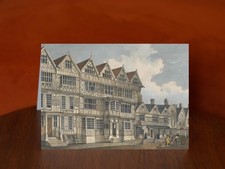 Ancient View of the Greengate Street Stafford by R. Martin - A5 Art Print Card