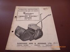 RANSOMES BATTERY MERCURY