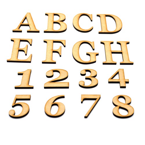 Wooden alphabet letters - letters,
