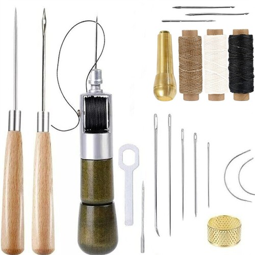 Leather sewing awl thread - awl,