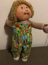 DOLLS CLOTHES HANDMADE  FOR VINTAGE 18” CABBAGE PATCH     DUNGAREES