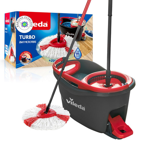 Vileda turbo 2in1 spin mop - vileda, and