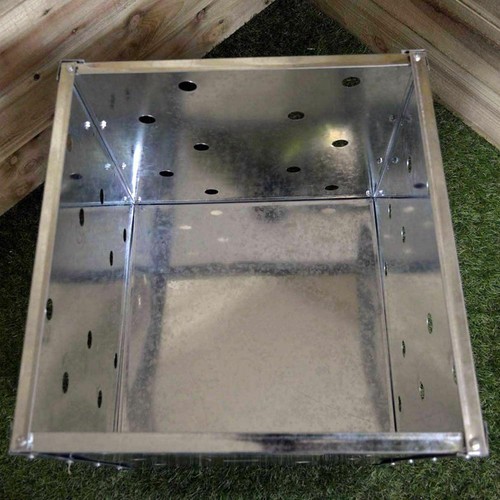 90l galvanised incinerator - galvanised,