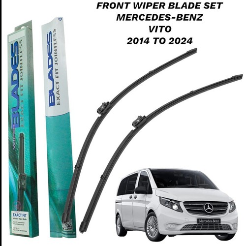 Front wiper baldes set pair - wiper,