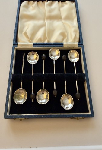 Vintage cased set silver - of,