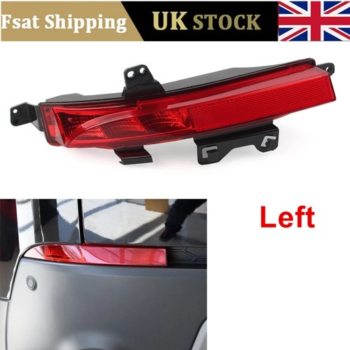 Left rear bumper reflector - rear,