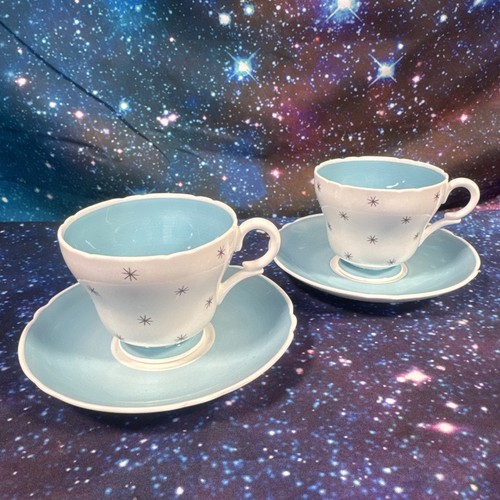 Pair shelley bone china cup - pair,