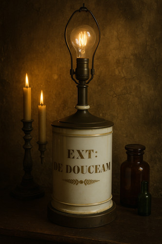 Antique porcelain apothecary - antique,