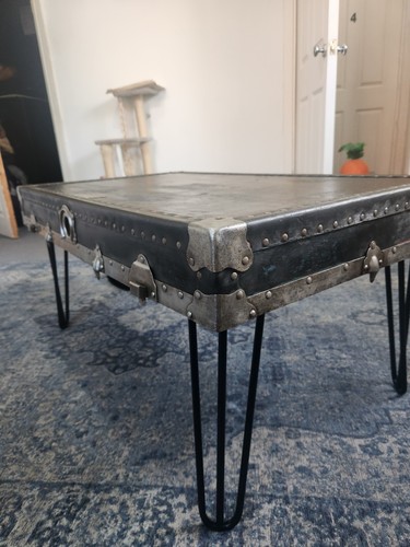 Upcycled suitcase coffee table - suitcase,
