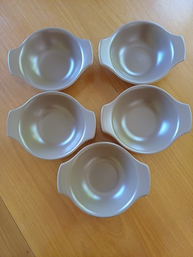 Poole pottery soup bowls - pottery,,
