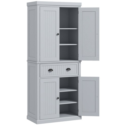 Homcom tall kitchen cupboard - kitchen,