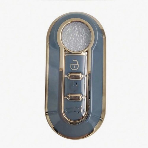 Fiat 500 key cover bluey - 500,