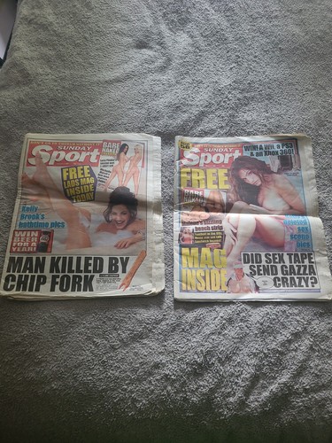 Sunday sport newspapers - sport, x2