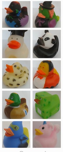 Lots collectable rubber - of,
