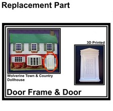Vintage Wolverine "Town & Country" Dollhouse Replacement Part Door and/or Frame