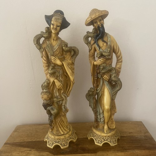 Pair tall hand - tall, decorated