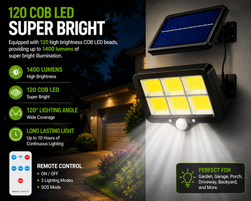 Solar floodlight motion sensor - motion,