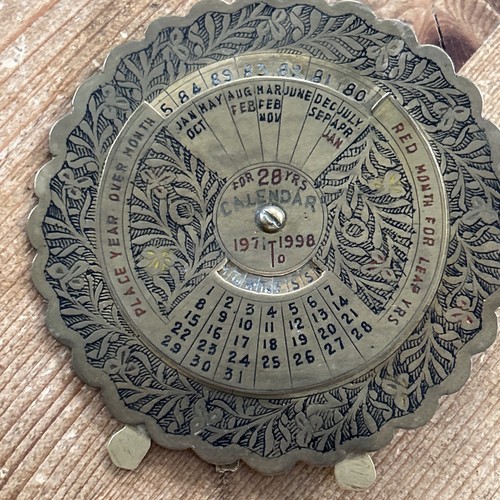 Vintage brass perpetual - vintage,