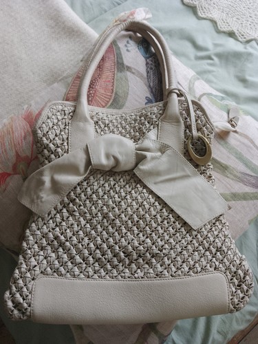 John rocha cream leather - john,
