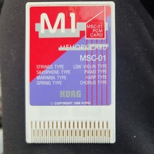 Korg M1 MSC-01 PCM CARD 