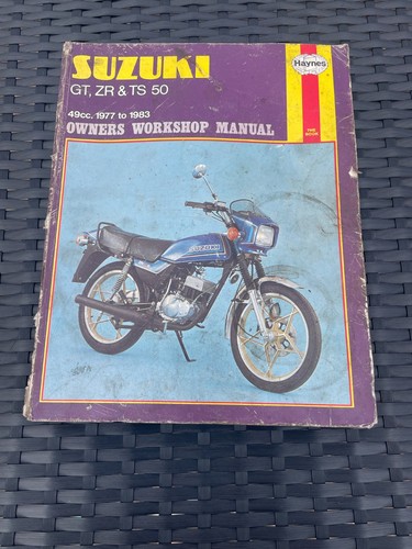 Haynes manual suzuki - suzuki, gt