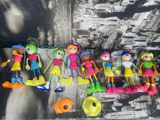 Vintage 2001 Betty Spaghetty Mcdonalds Toys Dolls X 8 Dolls Plus Accessories