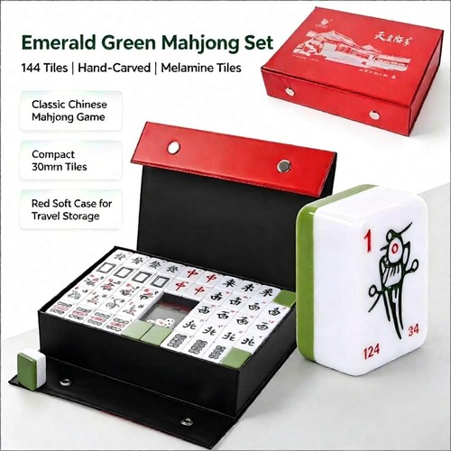 Large 30mm chinese mahjong set - large,