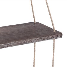 Three Layer Courtyard Vintage Wood Wall Hanging Shelf Plant Flower Pot Shelf HOT